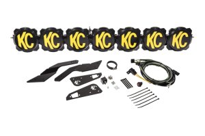 Can-Am Maverick X3 LED Light Bar - Overhead - KC HiLiTES - Pro6 Gravity LED - Black - `17-`23